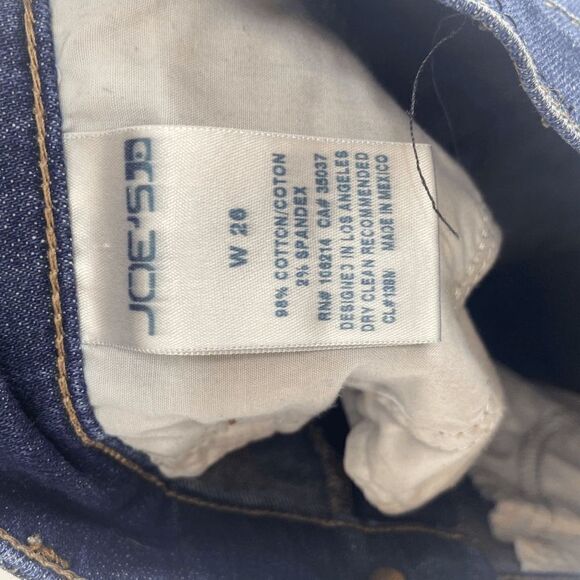 Joe's Women's Blue Medium Wash Slim Fit Cotton Blend Denim Jeans Size 26 - Picture 2 of 6